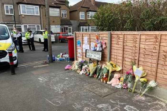 Thornton Heath explosion: Children leave heartbreaking drawings at scene in tribute to girl, 4, who died in blast