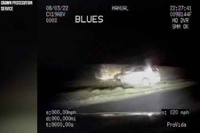 Police dashcam captures drugged up teen crashing car after high speed chase