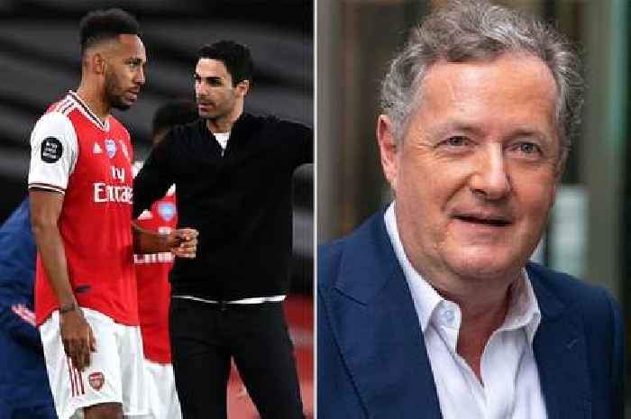 Piers Morgan blasts Arsenal boss Mikel Arteta for 'humiliating' Pierre-Emerick Aubameyang