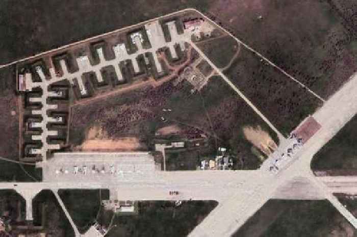 Satellite images show Crimea airbase damaged after suspected Ukrainian attack