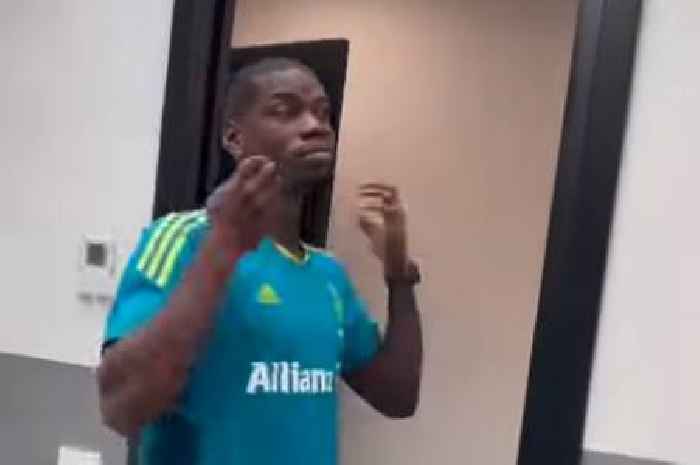 Paul Pogba dances away from haircut after flying barber from UK to Italy