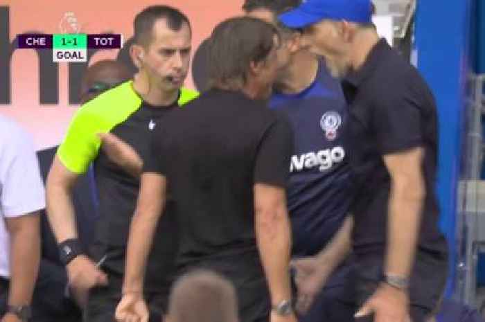 Tuchel and Conte square up after equaliser as fans say 'I hope he gets knocked out'