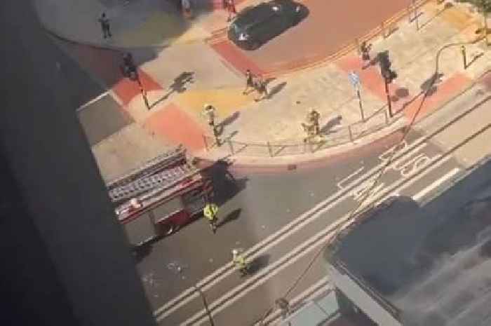 Footage of Broad Street blaze drama from 14th floor of  'chicago tower' as residents evacuated