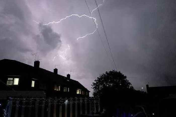 Thunderstorms could bring flash floods, with warning in place for Hull and East Yorkshire