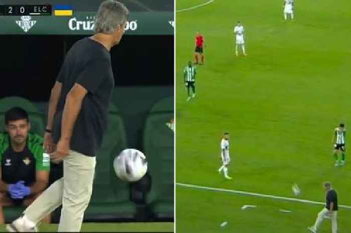 Ex-Man City boss Manuel Pellegrini, 68, stuns fans with incredible skill on touchline