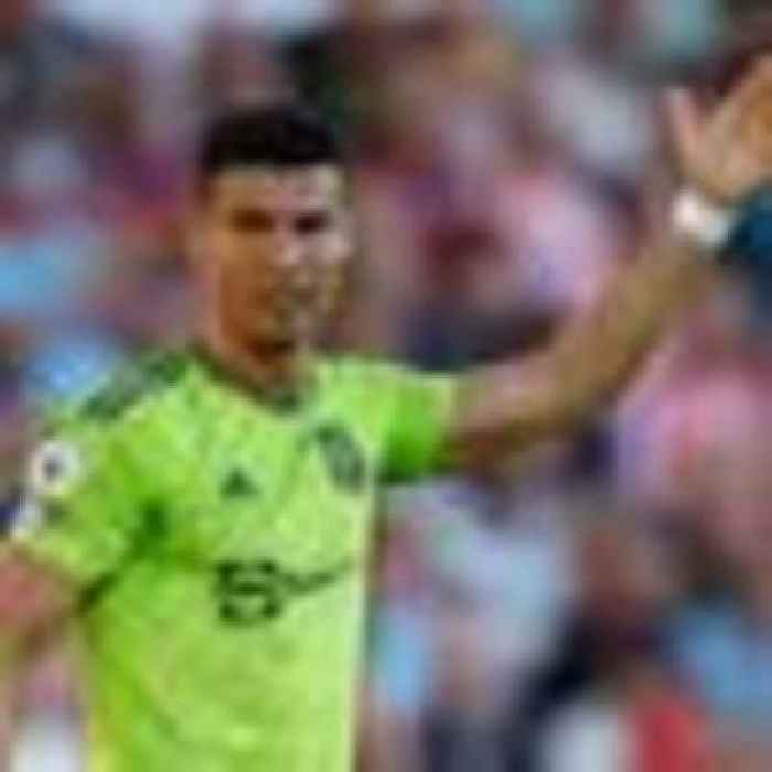 Cristiano Ronaldo cautioned by police after footage appeared to show forward slap boy's phone out of his hand