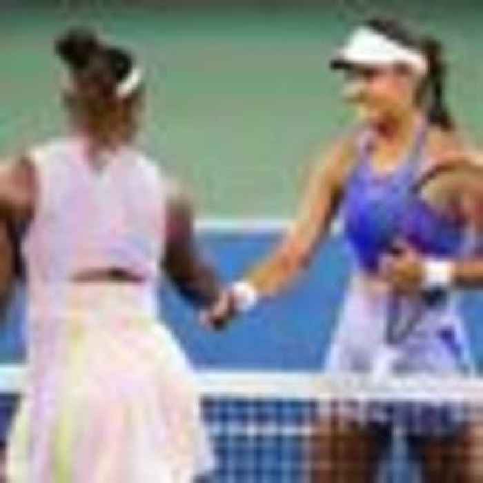Raducanu pays tribute as she thrashes 'inspirational' Serena in their first-ever match