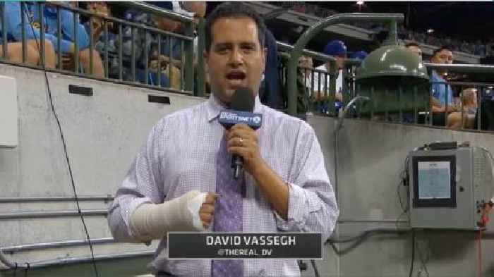 WATCH: Dodgers Reporter Breaks Hand, Wrist, And Six Ribs After Going Down Slide At Brewers Park