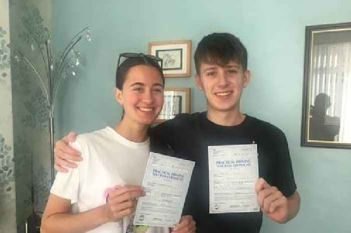 Twins pass driving tests - on same date, at same place and same time