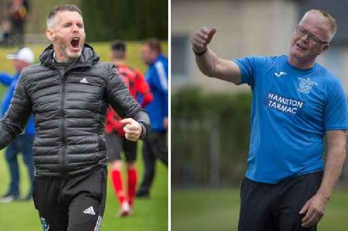 Derby day: Hurlford United and Darvel bosses all set for important cup clash