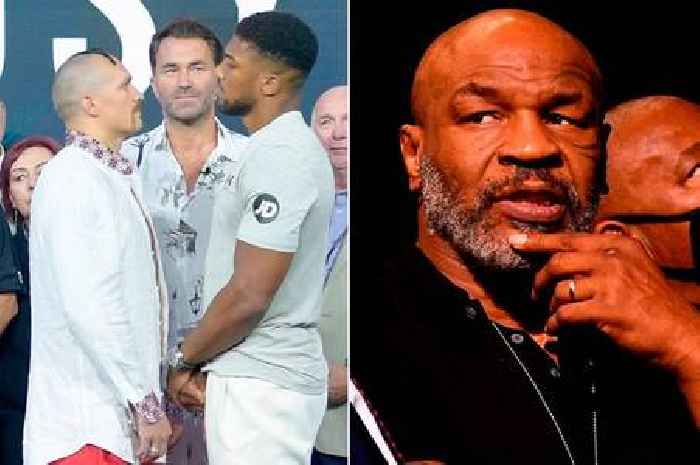Mike Tyson tells Anthony Joshua exactly how to beat Oleksandr Usyk with foolproof plan