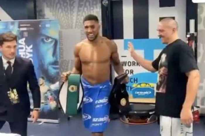 Oleksandr Usyk gave belts straight back to Anthony Joshua after first win
