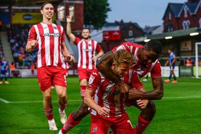 Exeter City know Cheltenham Town have point to prove after 7-0 humbling