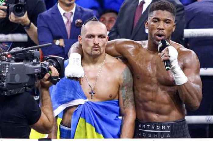 Bizarre Anthony Joshua post-fight rant in full after he 'stole Oleksandr Usyk's moment'