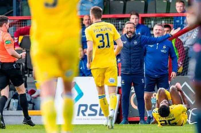 'If that's not a red card God help us' Kilmarnock boss Derek McInnes reacts to poor challenge