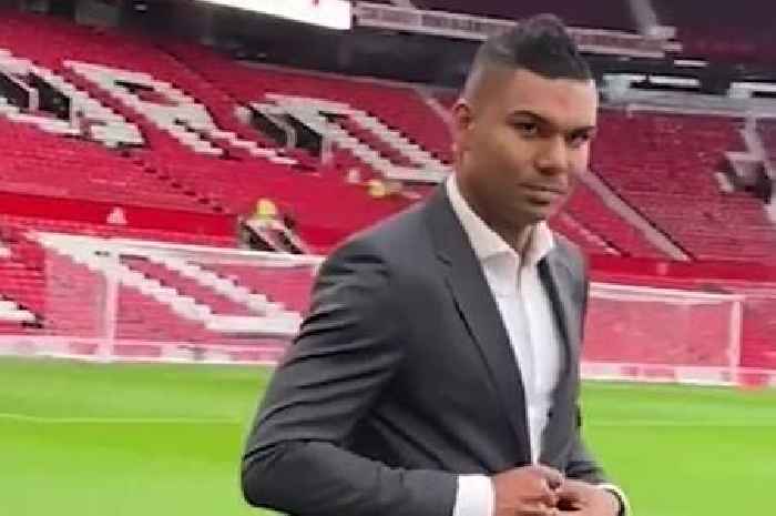 Casemiro arrives at Old Trafford ahead of Man Utd crunch clash with Liverpool