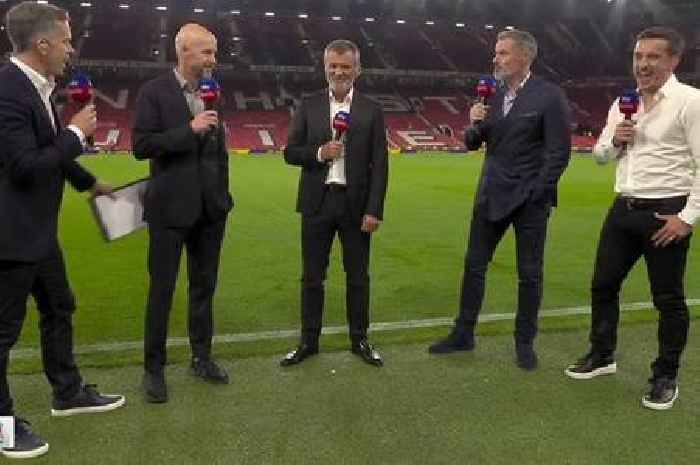 Erik ten Hag drops F-bomb in live Sky interview - and Gary Neville 'enjoys' it