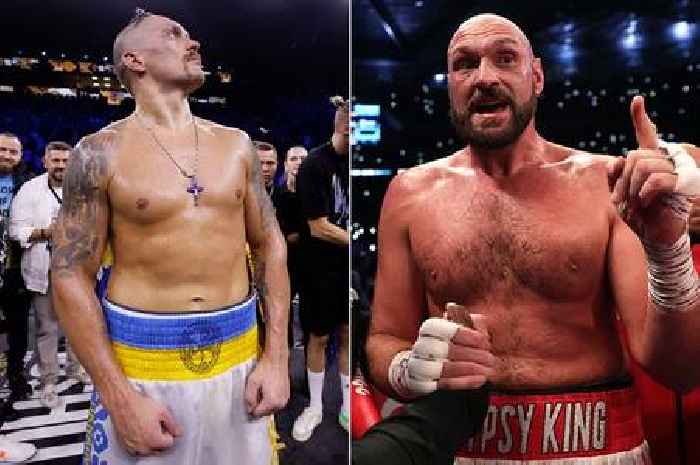 Oleksandr Usyk responds to Tyson Fury's 'bulls***' taunts about heavyweight title rival