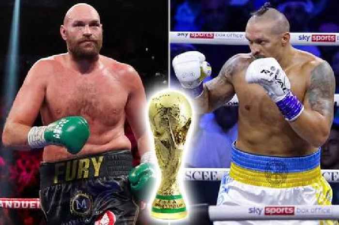 Tyson Fury and Oleksandr Usyk 'in talks' to fight night before World Cup final