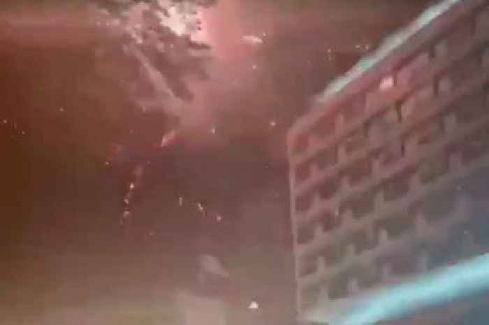 PSV ultras give Rangers wake up call as fans let off fireworks outside hotel in revenge mission