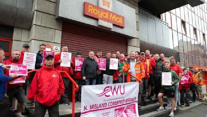 Northern Ireland Royal Mail posties go on strike as workers demand improved pay deal