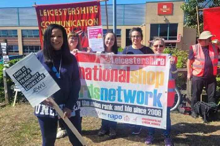 Postal workers strike over pay at Leicester delivery office