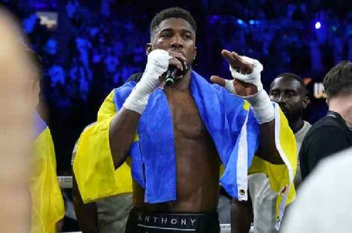 Anthony Joshua spotted for first time since embarrassing Oleksandr Usyk ring rant