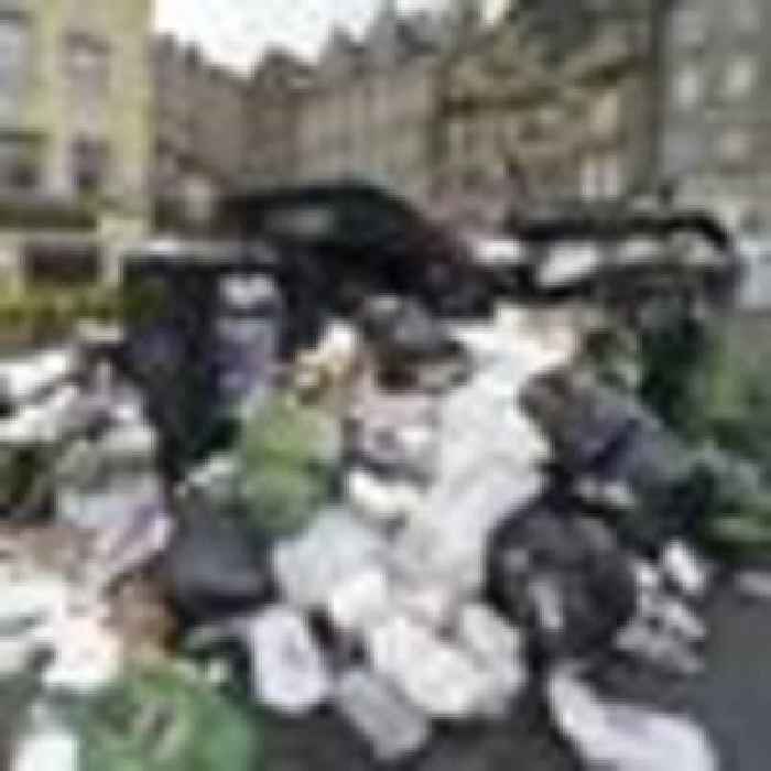 Rubbish piles in Scotland raise health concerns amid strikes