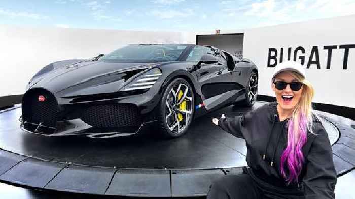Supercar Blondie Checks Out $5 Million Bugatti W16 Mistral