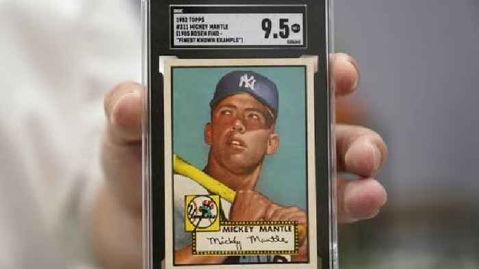 Mickey Mantle Baseball Card Breaks Record As Sports Memorabilia Soar