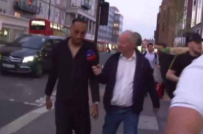 Pierre-Emerick Aubameyang gives two-word reply as he's spotted in London