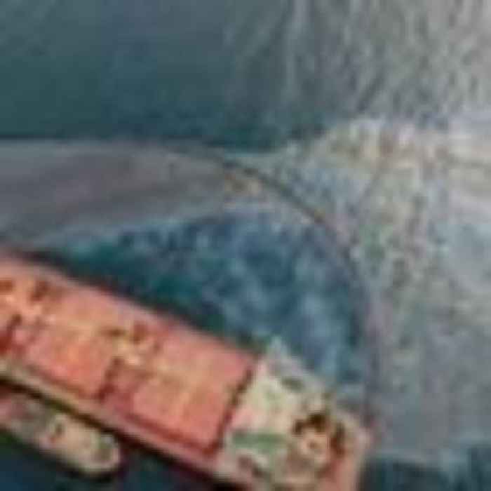 Gibraltar insists fuel leakage from stranded cargo ship is 'under control'