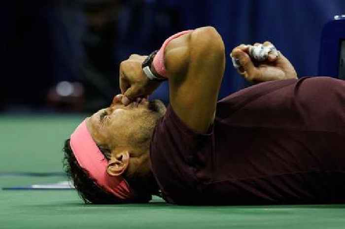 Rafael Nadal left bloodied during US Open win after hitting himself in the face