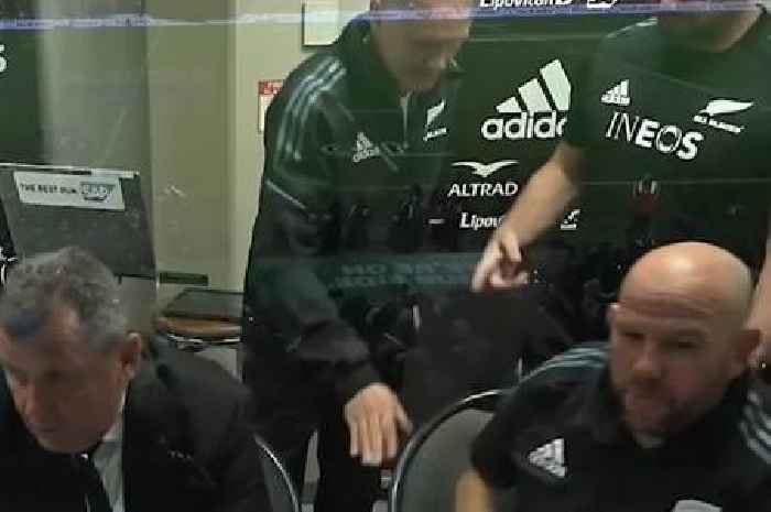 'Burn, baby, burn!' Footage shows painful handshake snub in All Blacks coaching box as Joe Schmidt left hanging