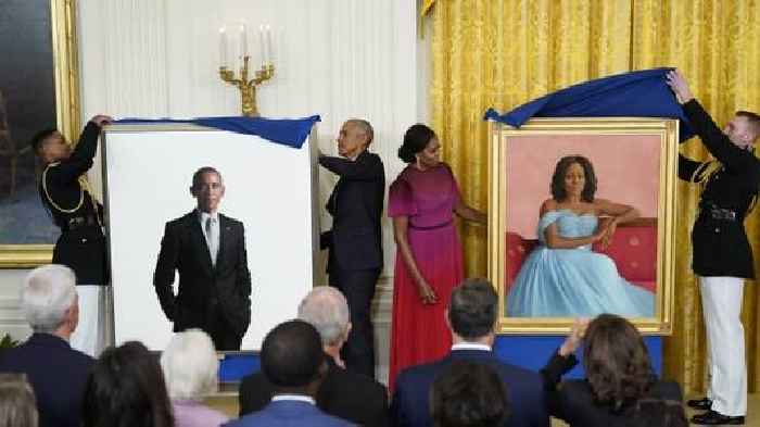 Former President Barack Obama, First Lady Unveil White House Portraits