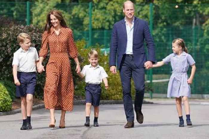 George, Charlotte and Louis - the Cambridge ‘gang’ - arrive at new school ready for first day