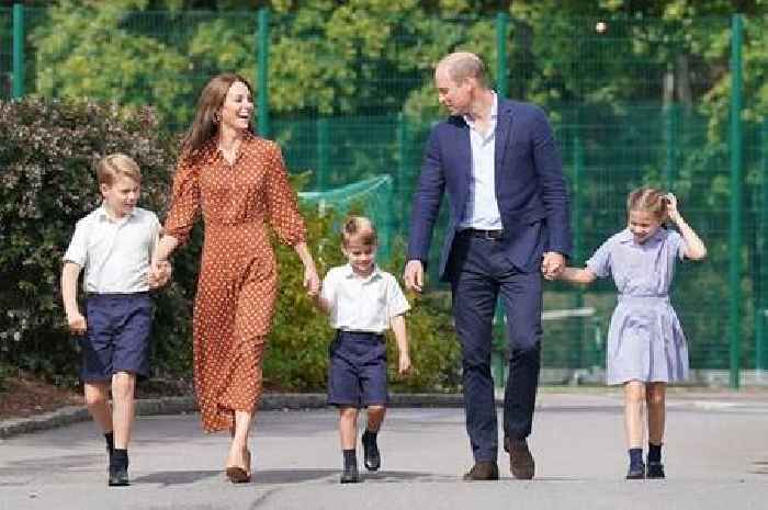 Cambridge ‘gang’ George, Charlotte and Louis at new school ready for first day