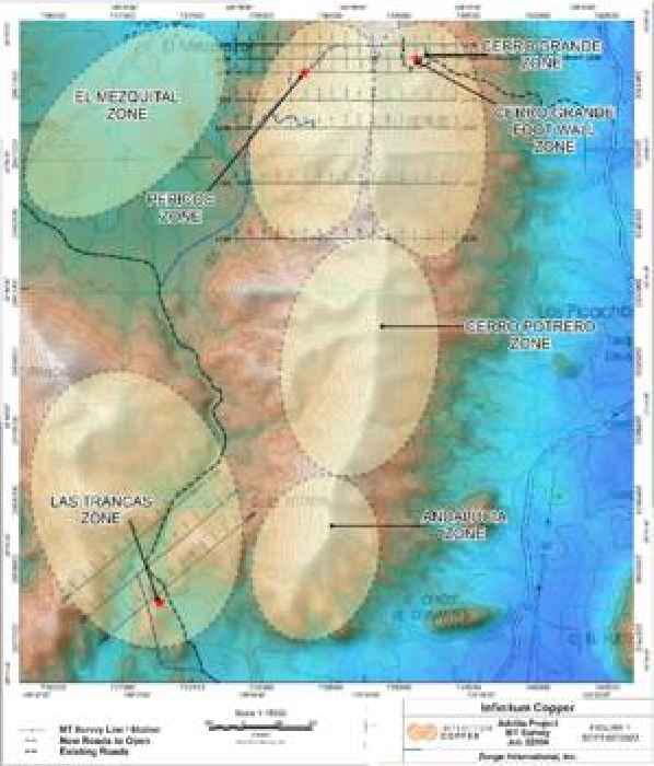 Infinitum Copper Announces Geophysical Interpretation Reveals Strong, Untested, Conductive Anomalies at La Adelita Project