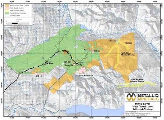 Metallic Minerals Announces Acquisition of Additional High-Grade Claims in the Keno Hill Silver District
