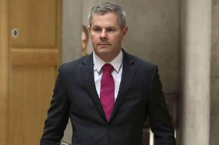 Disgraced Derek Mackay dodges questions on texting scandal after fleeing through Holyrood basement