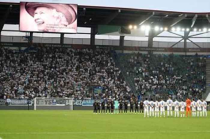 Queen dies aged 96: Arsenal pay tribute with national anthem and minute silence in Zurich