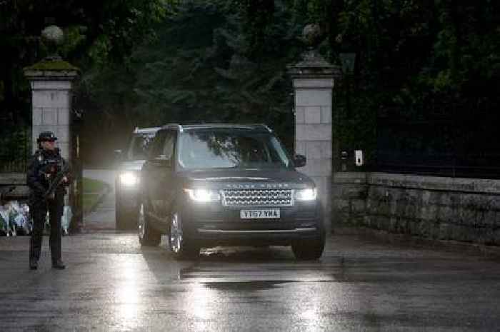 Prince Harry spotted leaving Balmoral Castle after joining Royals following Queen's death