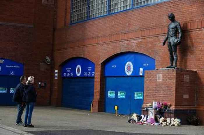 Rangers fans mourn the Queen as floral tributes to the late monarch laid at Ibrox