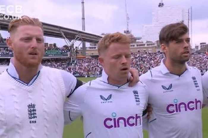 Emotional England cricketers belt out ‘God Save the King’ on return after Queen's death