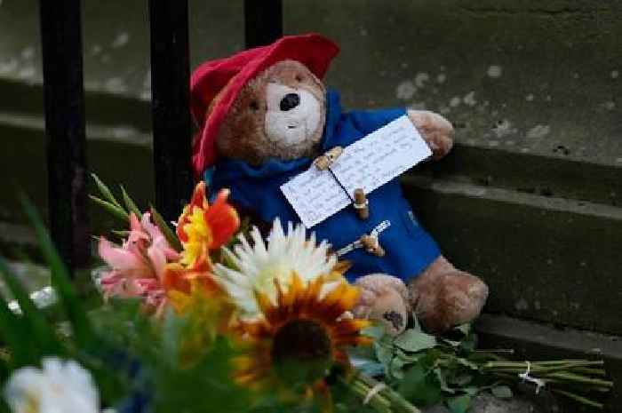 Moving Paddington Bear tribute for Queen left outside Holyrood by well-wishers