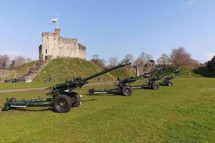 There's a public 21-gun royal salute at Cardiff Castle today and you can attend