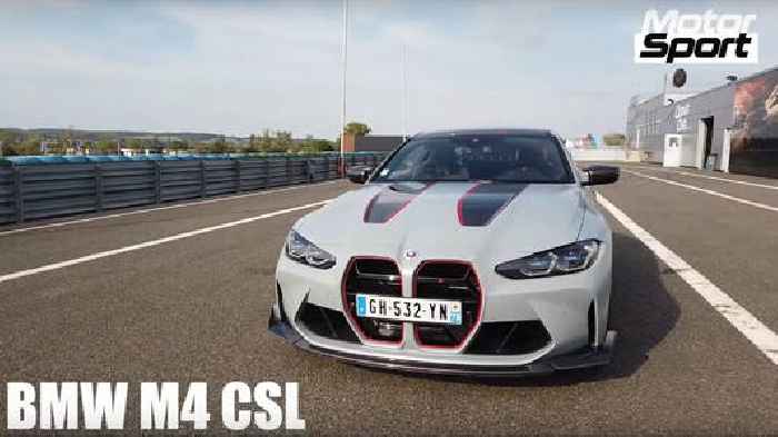 Video: Jump Inside the BMW M4 CSL as It Sprints From 0 to 168 MPH