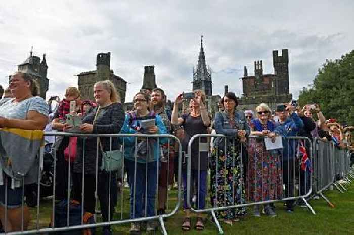 Thousands gather in Cardiff to mark King Charles III taking the throne