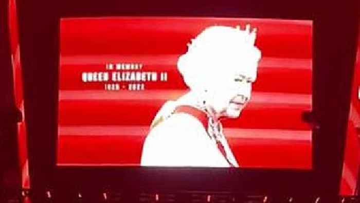 Watch: Tribute to Queen Elizabeth II booed by UFC fans as they chant ‘USA’ at Las Vegas event
