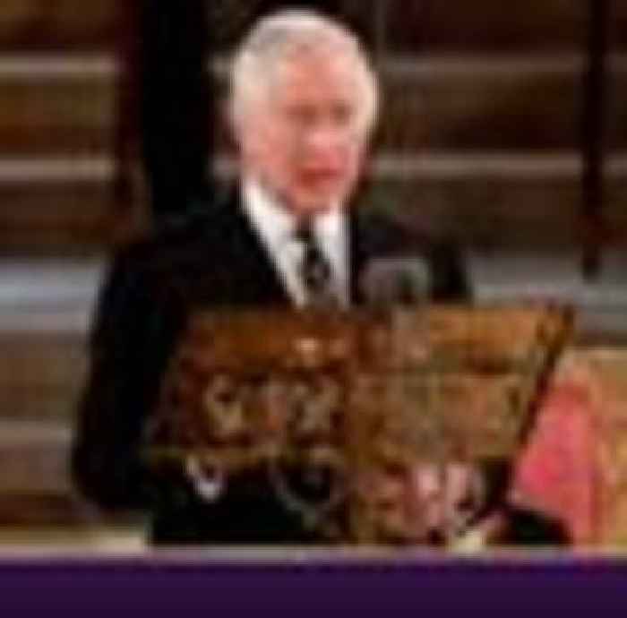 King Charles quotes Shakespeare in tribute to Queen in first address to parliament as monarch